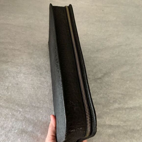 Vintage Genuine Top Grain Leather Men’s Grooming Kit Made in USA - Picture 12 of 12